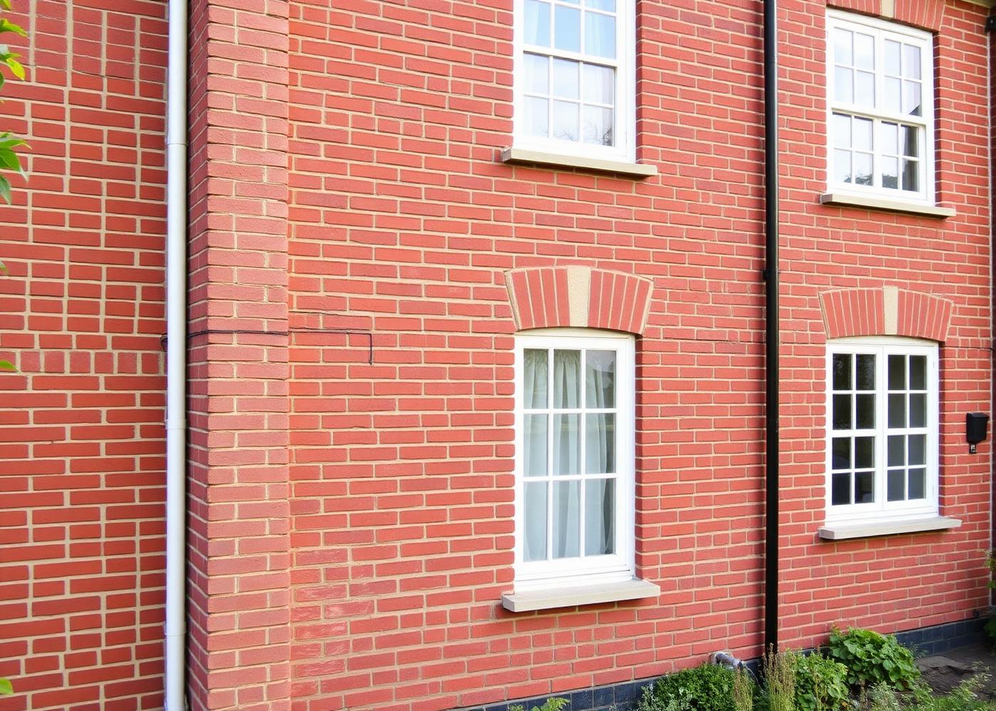 Brick wall restoration — after