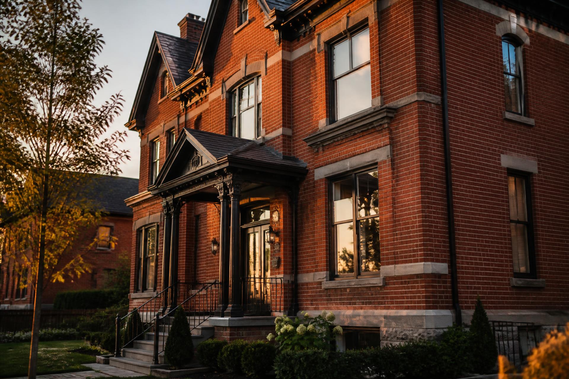 Restored heritage brick home in Hamilton